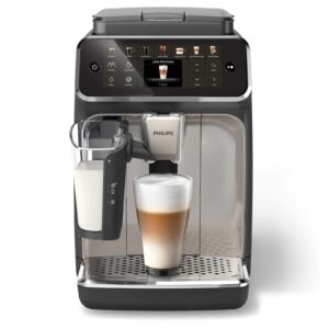 Philips 4400 LatteGo Automatic Espresso Machine, Black |12 Recipe | EP4447/90