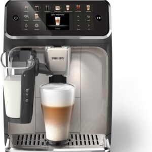 Philips 5500 LatteGo Automatic Espresso Machine, Chrome | 20 Recipes | EP5544/94