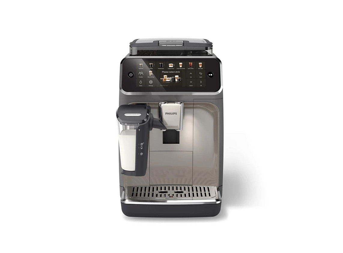 Philips 5500 LatteGo Fully Automatic Espresso Machine | Grey Chrome | EP5544/90