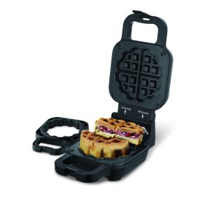 Salton Stuffed Belgian Waffle Maker - EZ Clean - Removable Plate - 5 Inch - NEW