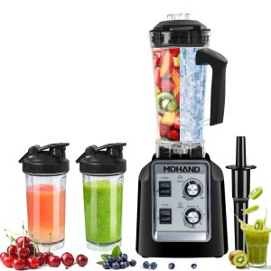 Smoothies Blender, 68oz Pitcher & 20oz Grinder, 28,000 RPM Countertop Blenders