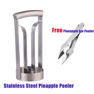 Stainless Steel Fruit Pineapple Corer Slicer Cutter Eye Peeler Kitchen Tools
