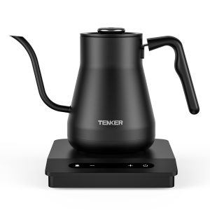 TENKER Electric Gooseneck Kettle Gooseneck Pour Over Coffee Tea Kettle 1200W