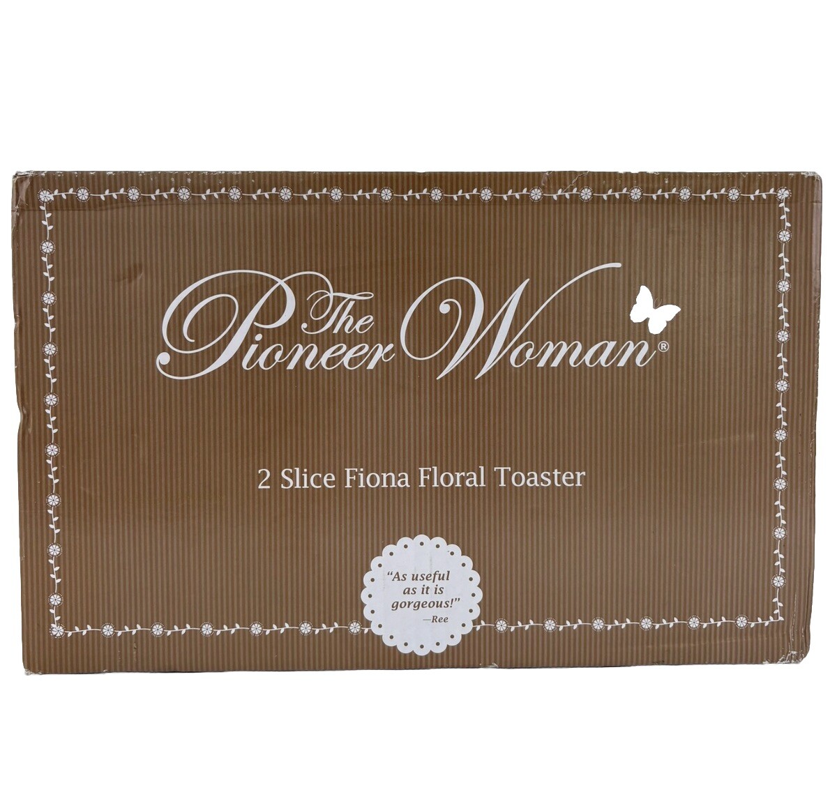 THE PIONEER WOMAN FIONA FLORAL 2 SLICE TOASTER