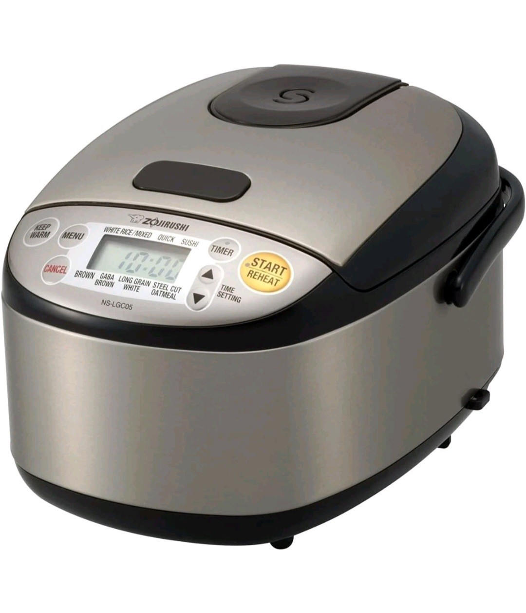 Zojirushi Micom NS-LGC05 Rice Cooker & Warmer - Stainless Black. New-Sealed