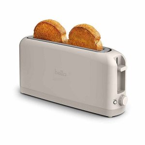 bella 2 Slice Slim Toaster, Fits-anywhere™ Kitchenware, 6 Setting 900w