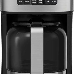 bella PRO - 12-Cup Programmable Coffee Maker - Stainless Steel