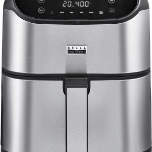 bella PRO - 6-qt. Touchscreen Air Fryer - Stainless Steel