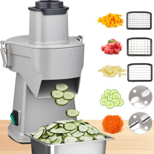 4-In-1 Electric Vegetable Chopper, 200W Vegetable Slicer Food Processor, Veggie