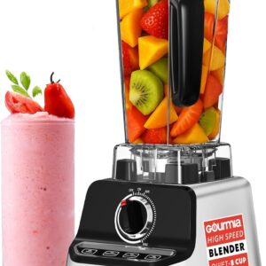 Gourmia Heavy Duty Countertop Blender 2L - Pitcher 1500W High-Speed Motor