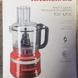 KitchenAid 7 Cup Food Processor Empire Red (KFP0718) New