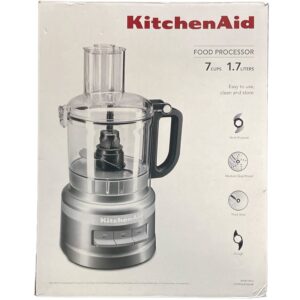 KitchenAid 7 Cup Food Processor Plus, Contour Silver